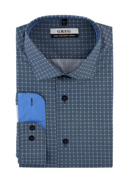 Сорочка мужская длинный рукав GREG 325/131/9383/Z/1p_GB  фото 2