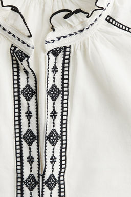Blusa con cuello de volantes - H&m фото 6