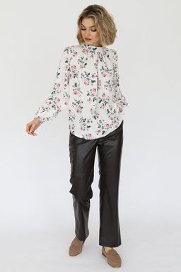 Блузка со сборкой по переду - Looklikecat фото 5