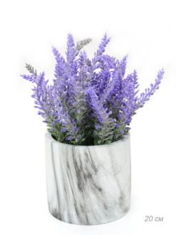 Цветочная композиция Лаванда 20 см / 0213-43 /уп 48/ (Сиреневый) - Галеонтрейд фото 2