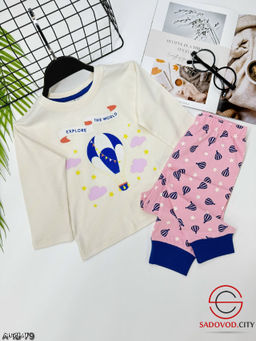 Пижама для девочки с рисунком