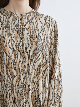 Hakim Yaka Desenli Kad?n Tunik