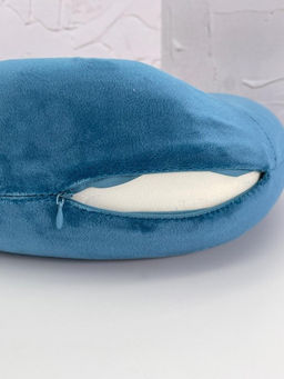 Подушка для шеи "Velvet", blue