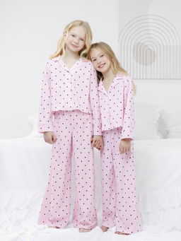 МП 1668/розовый Н255 пижама для дев