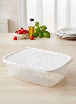 Цена за 2 шт. Контейнер прямоугольный "Романо" 1,6л светло-серый С852СЕР