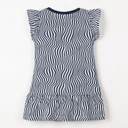 CRB wear/CSKG 62701-41-273 Платье модель туника для девочки, темно-синий/Ex.Cherubino  фото 2