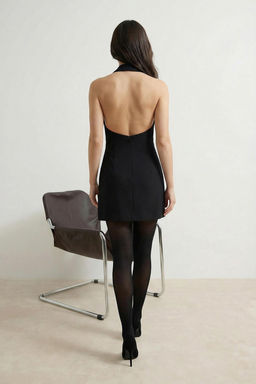 Siyah Tekli Yuksek Bel Korseli Toparlay?c? 20 Den Kulotlu Corap THMSS26CO00022