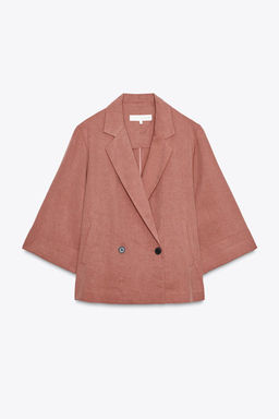 FRENCH SLEEVE DOUBLE-BREASTED BLAZER - Zara фото 15