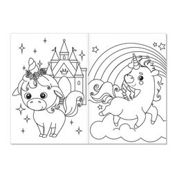 Раскраска Весёлые пони, А5, 12 стр. - Буква-ленд фото 2