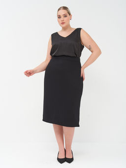 Топ атласный MT10237BLK01 - Артесса фото 7