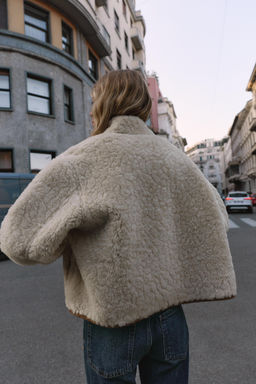 REVERSIBLE DOUBLE-FACED JACKET - Zara фото 38
