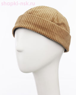 Докер вельвет на тр.подкл. Шапка (56-58)