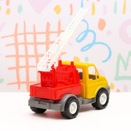 Машина Пожарная 20 х 11 х 12 см МИКС - UzToy фото 2