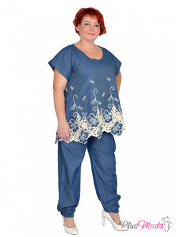 Туника Модель №1495 размеры 44-84 - Plusmoda фото 10
