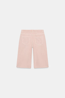 BERMUDA DENIM TIRO MEDIO ZW COLLECTION / Rosa - Zara фото 6