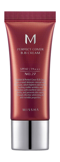 MSH M Perfect Cover BB Cream №27, 50ml - Тональный BB крем "Идеальное покрытие"