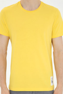 Мужская желтая футболка - U.s. polo assn фото 6