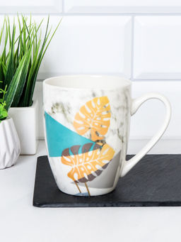 Кружка 350 мл Листья Акварель / G912 /уп 72/ - ГалеонТрейд фото 4