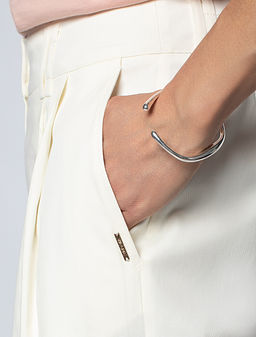 Брюки-палаццо из хлопка с защипами - Vilatte фото 3