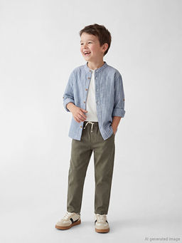 Beli Lastikli Erkek ?ocuk Pantolon