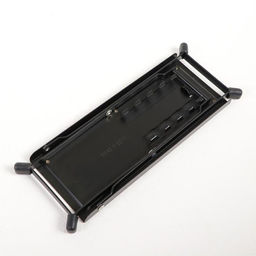 Подставка под ногу гитариста, черная, 25.5×10.5×12.5-25.5 см