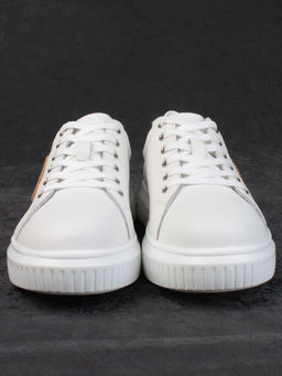 05-SD12-1D WHITE Кроссовки женские (натуральная кожа)