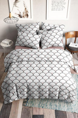 Постельное белье из поплина, 1,5 сп, наволочки 70*70 Ночь Нежна