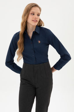 Kad_n Lacivert Uzun Kollu Basic G_mlek Sepette S_rpriz _ndirim - U.s. polo assn фото 3