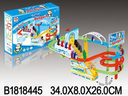 Игровой трек "Забавные пингвины" в собр. виде 45*28*28см (1818445) свет, звук, в коробке 34*8*26см