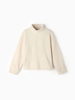 Костюм женский (анорак, брюки) MINAKU: Fleece Soft, размер 48, бежевый