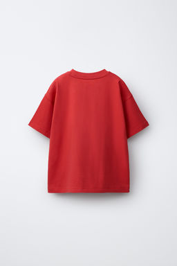 CAMISETA ESTAMPADO VARSITY / Rojo - Zara фото 2