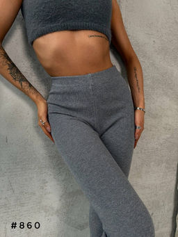 Леггинсы утепленные со штрипками - A.B.S.O фото 4