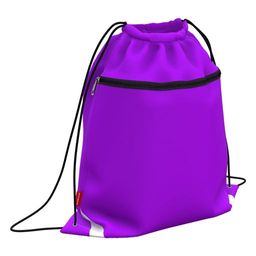 Цена за 1 шт. Мешок для обуви ErichKrause с карманом на молнии 500x410мм Neon® Violet
