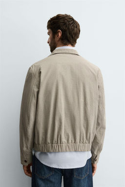 CHECK TEXTURED JACKET - Zara фото 3