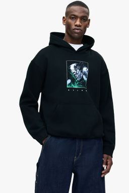 Sudadera estampada con capucha Loose Fit - H&m фото 9