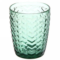 Цена за 2 шт. Стакан низкий 300мл "Emerald" Волна
