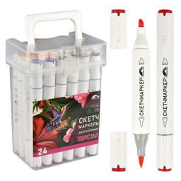 Набор скетчмаркеров двусторонних арт. 65497