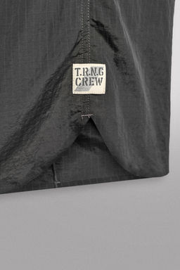 PANTALONES CORTOS 2 EN 1 TRAINING / Gris antracita