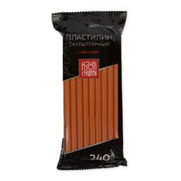 Пластилин скульптурный Аква-колор СКУЛЬПТАЛИН IZO-SP-240 Изостудия 0.240 кг 5 шт №10 терракотовый твердый  фото 9