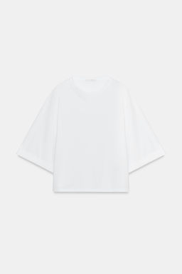 CAMISETA ASIM?TRICA BOT?N / Blanco