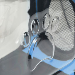 Переноска для животных прозрачная, 42*32*28 см, голубая - Пижон фото 9