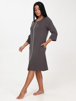 Светлана ХАЛАТ ЖЕНСКИЙ (Графит) - А-дина фото 4