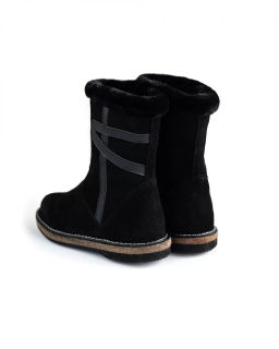 Сапожки женские замшевые Галина войлочная подошва