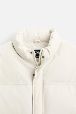 RUBBERISED PUFFER GILET - Zara фото 9