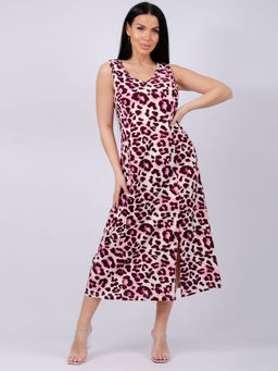 Туника Небо розовая, трикотаж - Малина фото 8