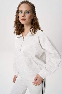 Свитшот Деми (светло-серый) - Эльза фото 10