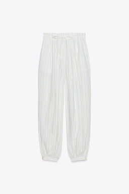 ZW COLLECTION STRIPED BALLOON TROUSERS - Zara фото 5