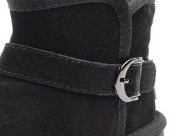 17103-1 BLACK Угги детские (натуральная замша, искусственный мех) - Фабричный китай фото 5