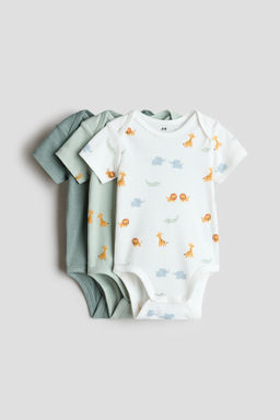 Pack de 3 bodies en punto de algod?n - H&m фото 3