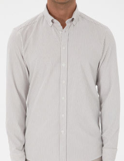 Vizon Slim Fit _izgili Slim Fit G_mlek - Pierre cardin фото 6